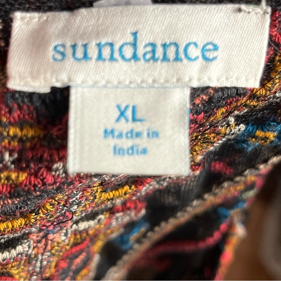 Sundance Dreamy Destinations Black Swiss Dot Embroidered Maxi Boho Dress — XL - Picture 14 of 14